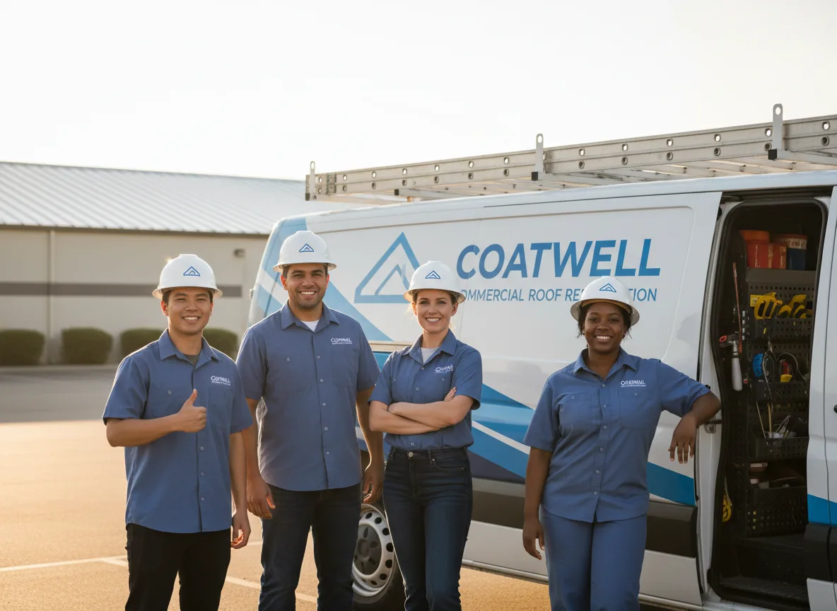 Commercial roof coating company in Stamford, VT